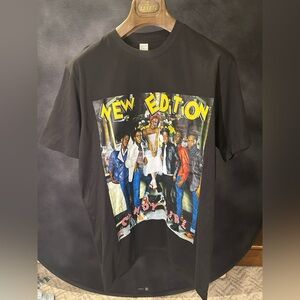 New Edition 1983 Candy Girl Black Graphic T-Shirt